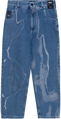 FENDI SS22 Abstract Print Blue Denim Jeans for Men. FLP285AIEDF0UV2 Order FENDI SS22 Abstract Print Blue Denim Jeans for Men. FLP285AIEDF0UV2