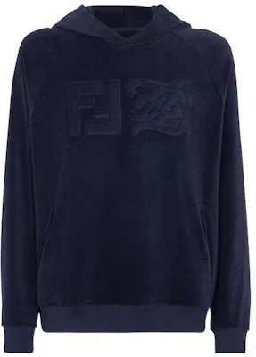 Fendi SS22 Blue Embossed Monogram Casual Loose-Fit Long-Sleeve Sweatshirt FY1102A9RUF0QA2 Buy Fendi SS22 Blue Embossed Monogram Casual Loose-Fit Long-Sleeve Sweatshirt FY1102A9RUF0QA2