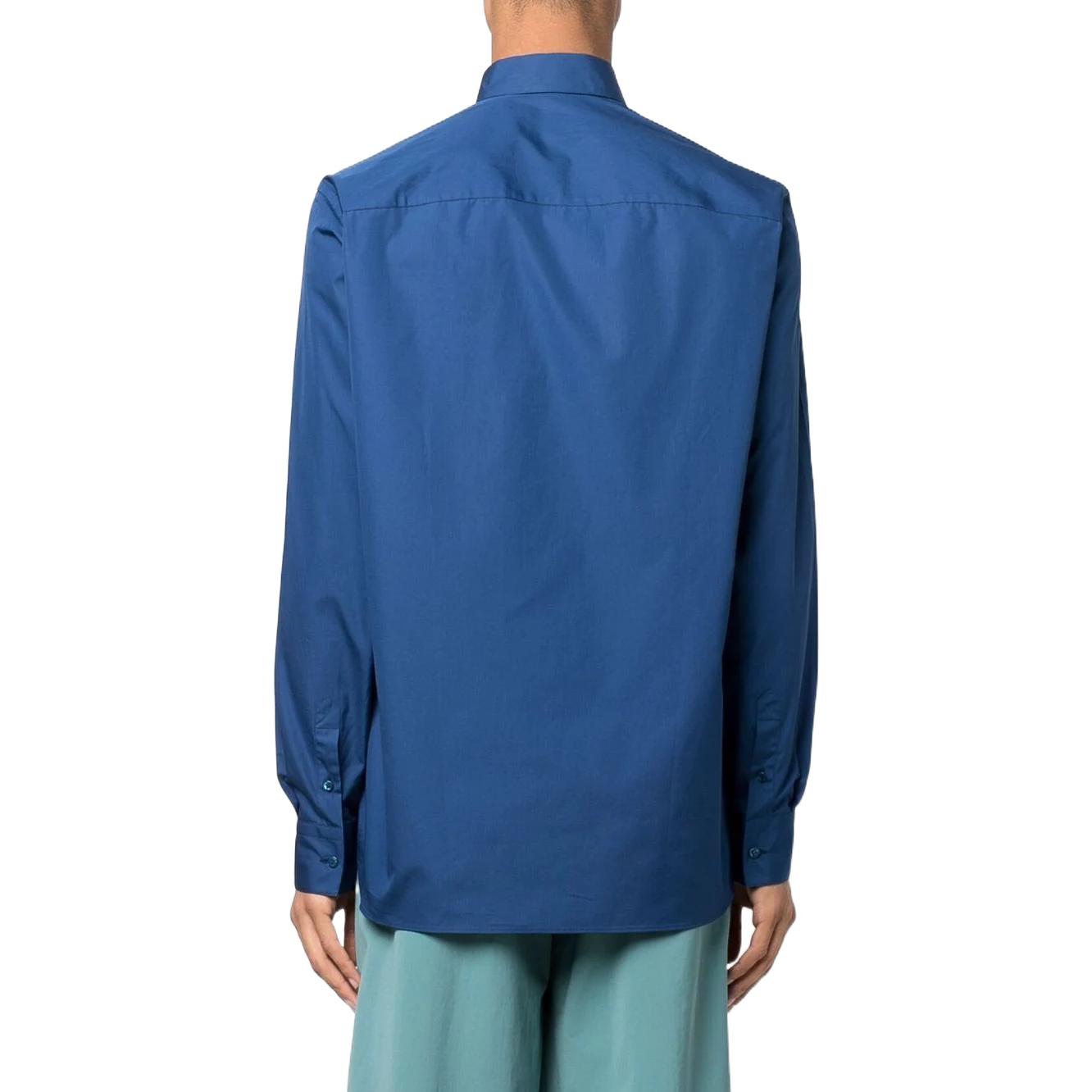 Purchase FENDI 男士蓝色长袖压纹logo衬衫 SS22系列 FS1018AITBF0H5A