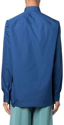 FENDI SS22 Embossed Logo Long Sleeve Shirt Blue for Men. FS1018AITBF0H5A Purchase FENDI SS22 Embossed Logo Long Sleeve Shirt Blue for Men. FS1018AITBF0H5A