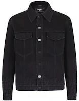 Fendi SS22 Exclusive Solid Color Button Jacket Black FW1027AHTCF0QA1 Fendi SS22 Exclusive Solid Color Button Jacket Black FW1027AHTCF0QA1