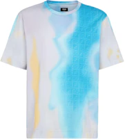 FENDI SS22 Gradient Knit Crewneck Loose Fit T-Shirt Men. FY0936AIFZF1G38 FENDI SS22 Gradient Knit Crewneck Loose Fit T-Shirt Men. FY0936AIFZF1G38