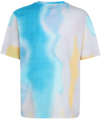 FENDI SS22 Gradient Knit Kaos Lengan Pendek Pria Loose Fit. FY0936AIFZF1G38 Lookbook FENDI SS22 Gradient Knit Kaos Lengan Pendek Pria Loose Fit. FY0936AIFZF1G38