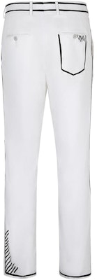 FENDI SS22 High-Waisted Slim Fit Straight Casual Pants White . FB0366AC8XF0QA0 Lookbook FENDI SS22 High-Waisted Slim Fit Straight Casual Pants White . FB0366AC8XF0QA0