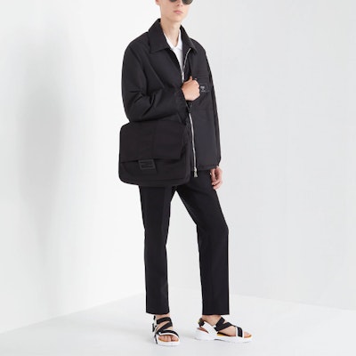 FENDI SS22 Reversible Logo Cotton Jacket Black FW1134A9RSF0QA1 Shop FENDI SS22 Reversible Logo Cotton Jacket Black FW1134A9RSF0QA1