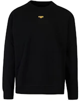 Fendi SS22 Solid Color Logo Embroidered Sweatshirt Black FY3938AILEF0QA1 Fendi SS22 Solid Color Logo Embroidered Sweatshirt Black FY3938AILEF0QA1