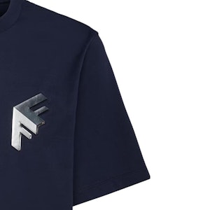 펜디 SS23 3D 로고 프린트 블루 크루넥 남성 캐주얼 티셔츠 FY1217APMCF1AJR Purchase 펜디 SS23 3D 로고 프린트 블루 크루넥 남성 캐주얼 티셔츠 FY1217APMCF1AJR