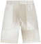 Order FENDI SS23 Beige Bermuda Denim Shorts with Fringed Hem. FLP307AMYUF1K9G