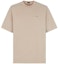 Order FENDI SS23 Beige Letter Embroidered Crewneck T-Shirt. FY1217APMEF1M20