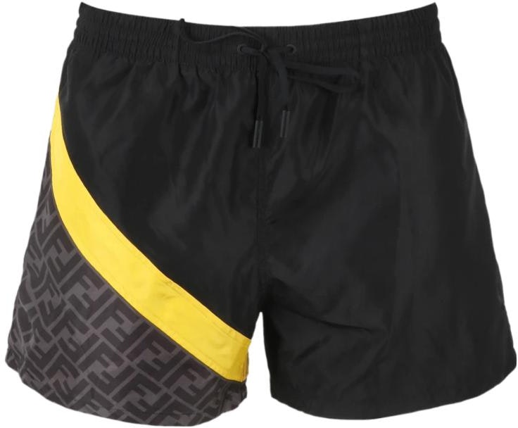fendi-ss-23-black-color-block-logo-print-drawstring-shorts-fxb-077-an-69-f1-krx
