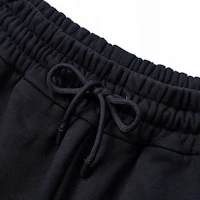 Sizing FENDI SS23 黑色拼接彈性腰抽繩休閒短褲 FAB656AN67F1KRX