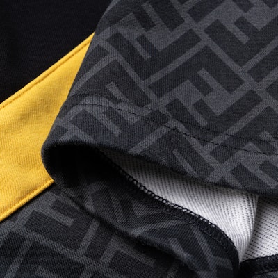 FENDI SS23 Black Colorblock Elastic Waist Drawstring Casual Shorts. FAB656AN67F1KRX 1