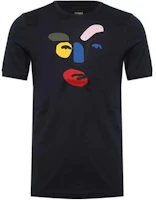 FENDI SS23 Black Crew Neck Printed Casual T-Shirt FY0626-09G-F0CRH FENDI SS23 Black Crew Neck Printed Casual T-Shirt FY0626-09G-F0CRH