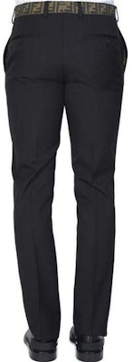 FENDI SS23 Black Letter Print Elastic Casual Pants. FB0366-A74Q-F0QA1 Shop FENDI SS23 Black Letter Print Elastic Casual Pants. FB0366-A74Q-F0QA1