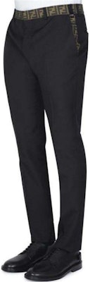 FENDI SS23 Black Letter Print Elastic Casual Pants. FB0366-A74Q-F0QA1 Purchase FENDI SS23 Black Letter Print Elastic Casual Pants. FB0366-A74Q-F0QA1