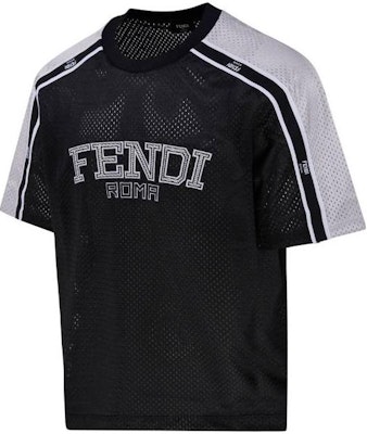 FENDI SS23 Black Silver Logo Crewneck Casual T-Shirt. FAF692APC2F01I5 Shop FENDI SS23 Black Silver Logo Crewneck Casual T-Shirt. FAF692APC2F01I5