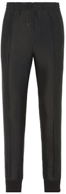 芬迪 SS23 黑色纯色针织抽绳休闲裤。 FB0787АКССFOQA1 Order 芬迪 SS23 黑色纯色针织抽绳休闲裤。 FB0787АКССFOQA1