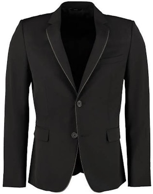 FENDI SS23 Black Wool Blazer Jacket with Flap Pockets and Double Buttons FJ0853AA8RF0QA1 Order FENDI SS23 Black Wool Blazer Jacket with Flap Pockets and Double Buttons FJ0853AA8RF0QA1