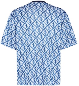 FENDI SS23 Baju-T Kasual Cetakan Huruf Biru Seluruh. FAF682AN66F1KRN Lookbook FENDI SS23 Baju-T Kasual Cetakan Huruf Biru Seluruh. FAF682AN66F1KRN