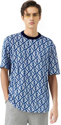 FENDI SS23 Blue Allover Letter Print Casual T-Shirt. FAF682AN66F1KRN Purchase FENDI SS23 Blue Allover Letter Print Casual T-Shirt. FAF682AN66F1KRN