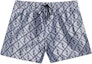 Buy FENDI SS23 Blue Logo Print Drawstring Casual Shorts. FXB077AN62F1KRN