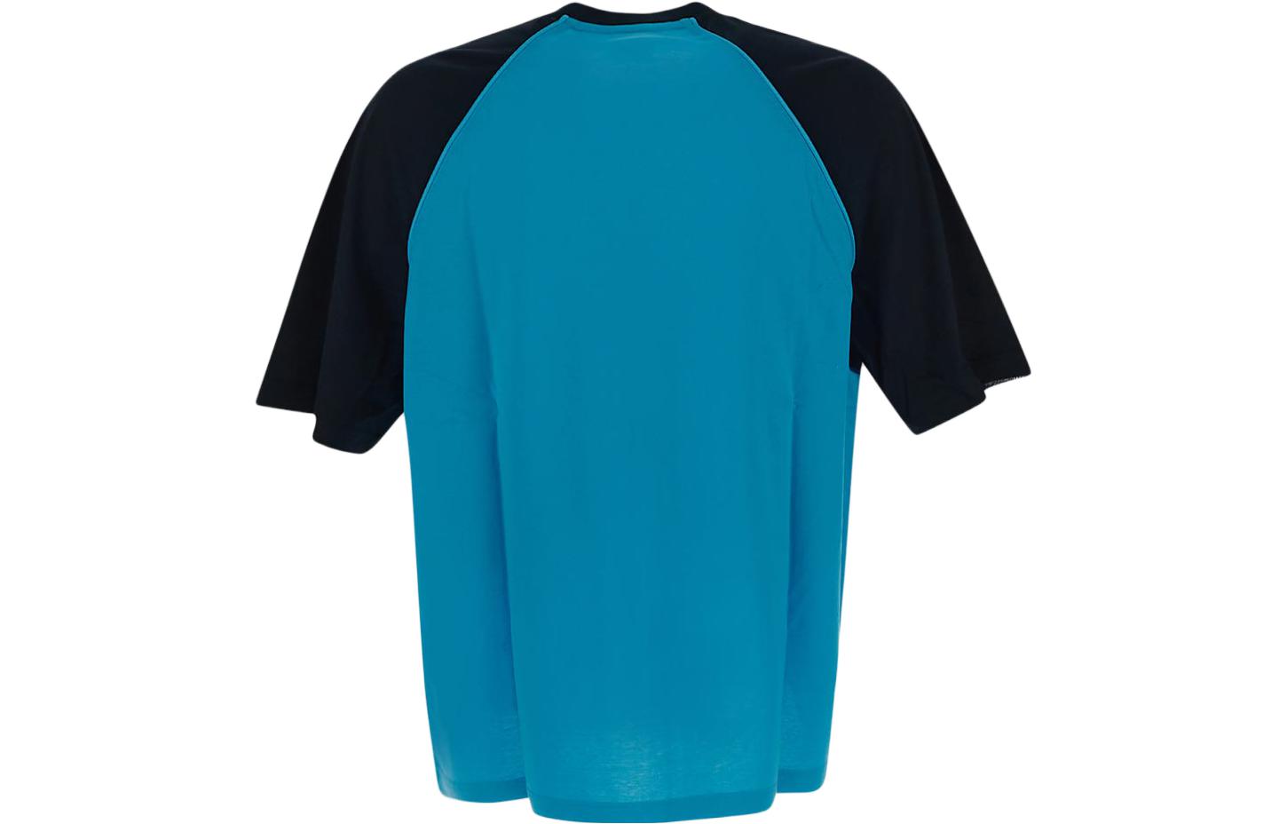 Lookbook 芬迪 SS23 蓝色拼接圆领短袖T恤 FAF679AN5YF1KRV