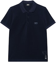 FENDI SS23 Blue Polo Shirt with Solid Color and Logo Embroidery. FY0985APMVF1KQ4 FENDI SS23 Blue Polo Shirt with Solid Color and Logo Embroidery. FY0985APMVF1KQ4
