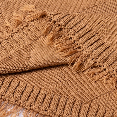 펜디 SS23 브라운 니트 스웨터 올오버 로고와 프린지 디테일. FZX144AN3TF1FLO Details for 펜디 SS23 브라운 니트 스웨터 올오버 로고와 프린지 디테일. FZX144AN3TF1FLO