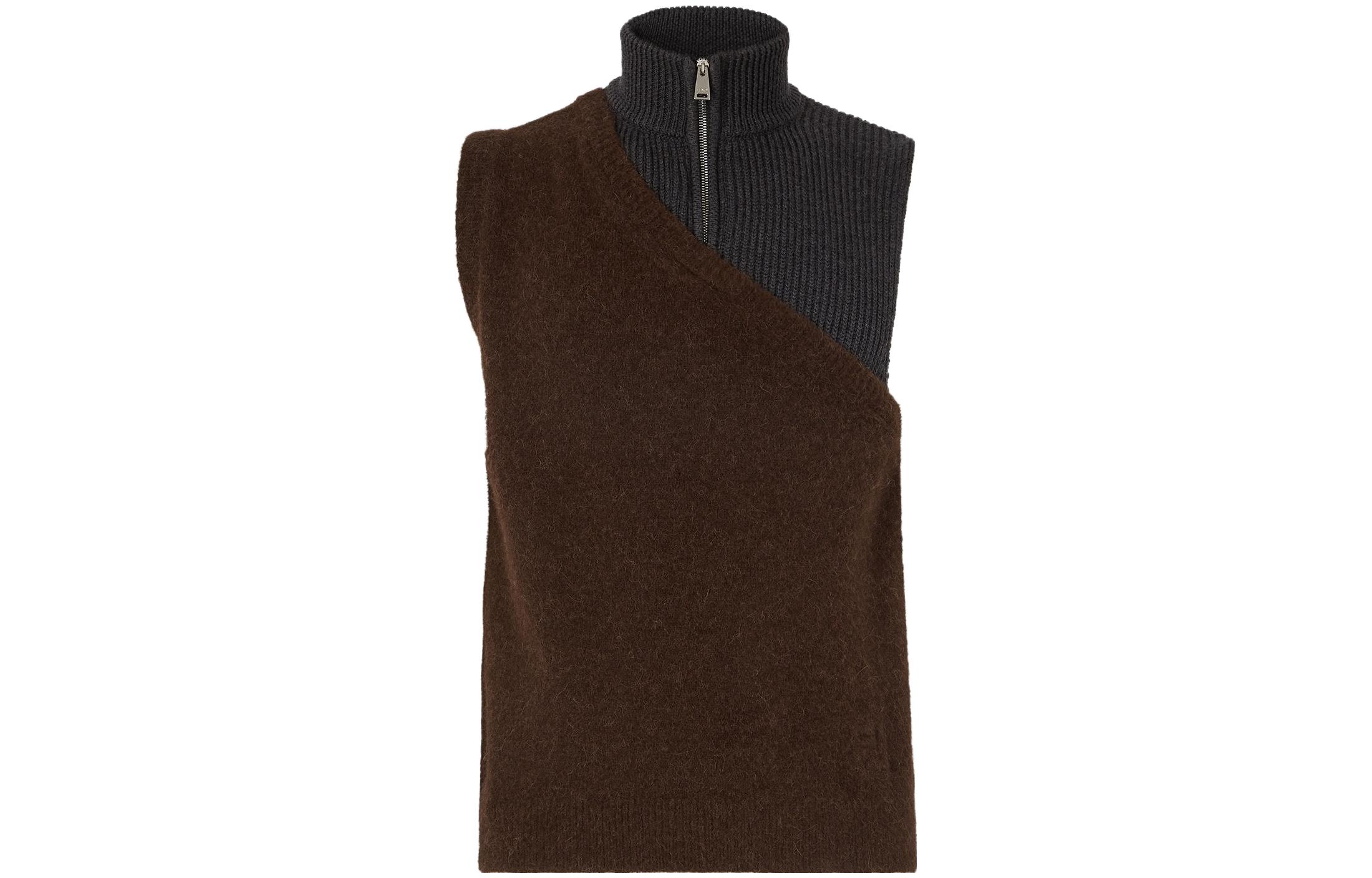 Order FENDI 2023春夏拼色半拉链高领休闲马甲。 FZC453APP4F1M0V