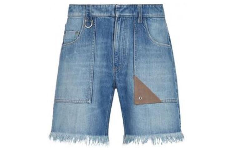 Order FENDI SS23 拉链纽扣款流苏牛仔短裤. FLP307AN4WF0QG