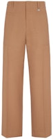 FENDI SS23 High-Waisted Wool Straight-Leg Pants Brown Color. FB0863AMYPF0TZ8 FENDI SS23 High-Waisted Wool Straight-Leg Pants Brown Color. FB0863AMYPF0TZ8