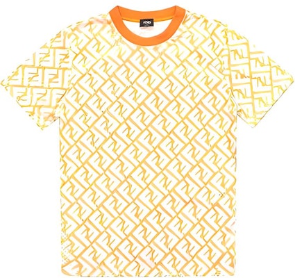펜디 SS23 오렌지 모노그램 프린트 반팔 캐주얼 티셔츠. FAF682AN66F1KRO Buy 펜디 SS23 오렌지 모노그램 프린트 반팔 캐주얼 티셔츠. FAF682AN66F1KRO