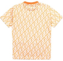 FENDI SS23 Orange Monogram Cetak Baju-T Lengan Pendek Kasual. FAF682AN66F1KRO Lookbook FENDI SS23 Orange Monogram Cetak Baju-T Lengan Pendek Kasual. FAF682AN66F1KRO