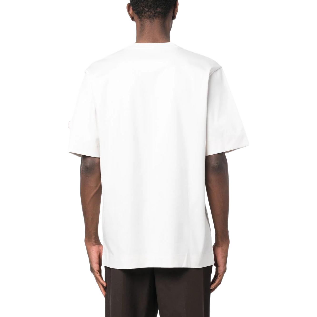 FENDI SS23  Plain Pocket White Short Sleeve T-Shirt. FY1179AM77F1J7C 圖 3