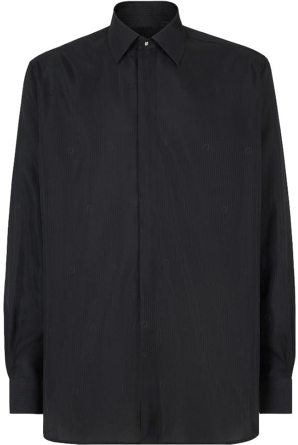fendi-ss-23-solid-black-long-sleeve-casual-button-up-shirt-fs-0585-akegf-0-qa-1