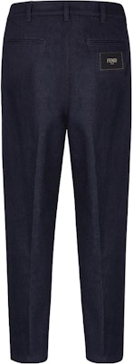 FENDI SS23 Straight-Leg Solid Logo Patch Jeans Blue. FLP287AIZBF0QG0 Lookbook FENDI SS23 Straight-Leg Solid Logo Patch Jeans Blue. FLP287AIZBF0QG0