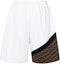 Lookbook FENDI SS23 White Bermuda Shorts with Logo Print and Elastic Drawstring. FAB656AN67F1KRQ