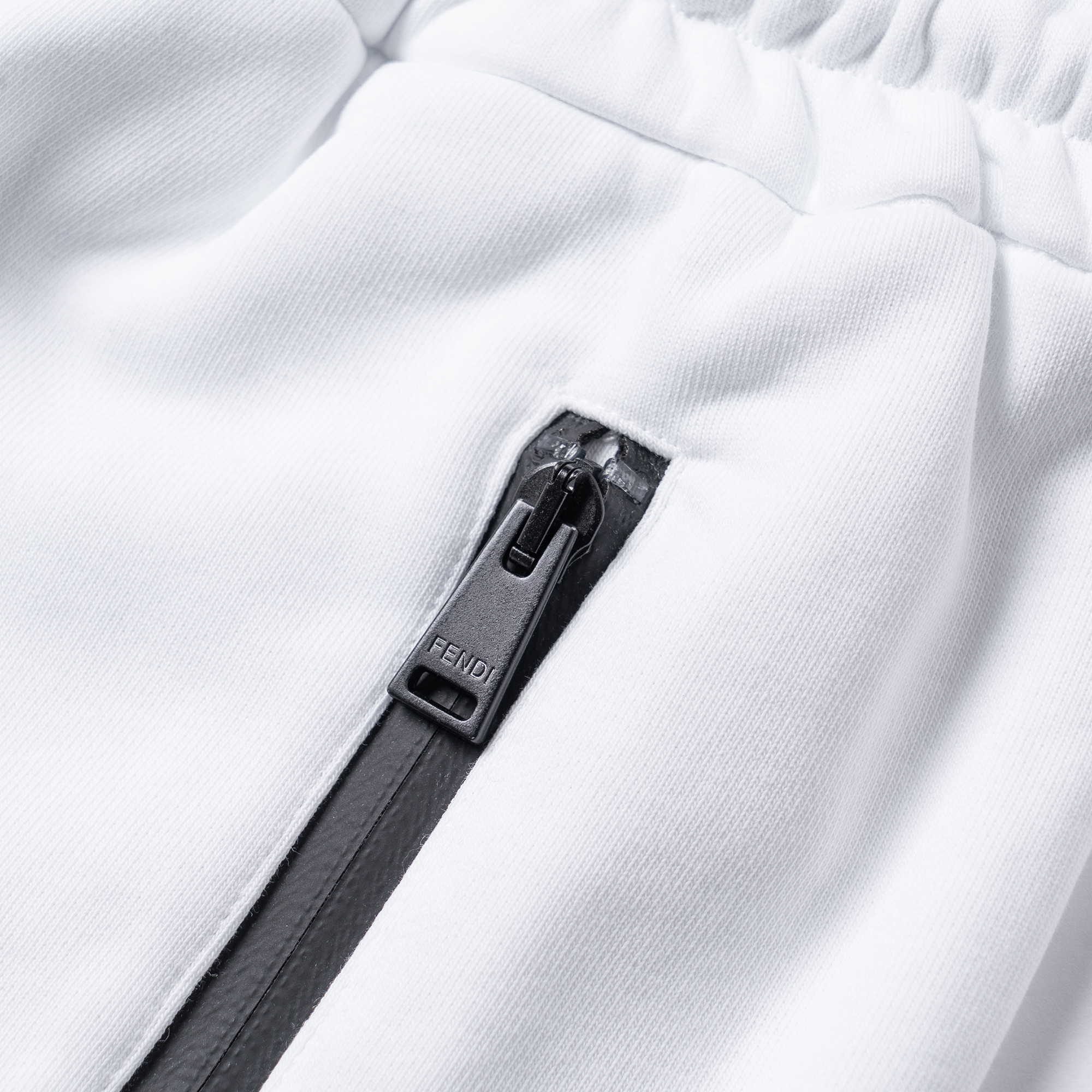 Details for FENDI SS23 白色logo印花弹力抽绳短裤. FAB656AN67F1KRQ