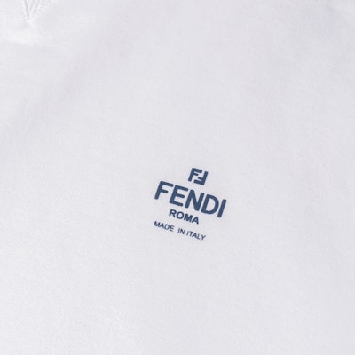 FENDI SS23 White Hoodie with Logo Print and Drawstring. FY1193AN22F0QR0 Cheap FENDI SS23 White Hoodie with Logo Print and Drawstring. FY1193AN22F0QR0