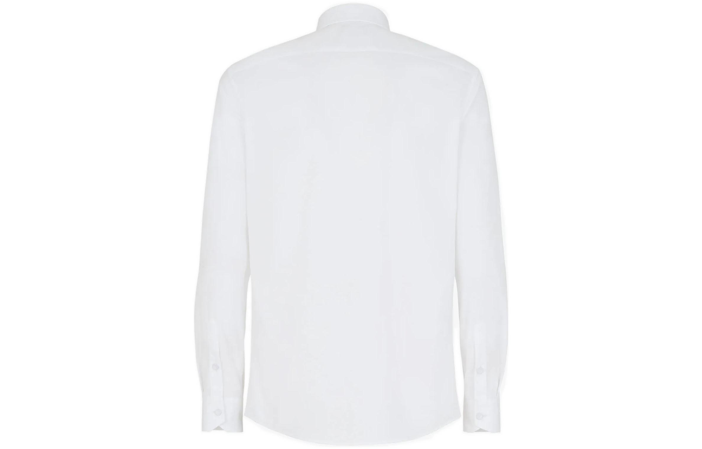 Lookbook FENDI SS23 白色纯色棉质长袖衬衫 FS0585AM8TF1J7C