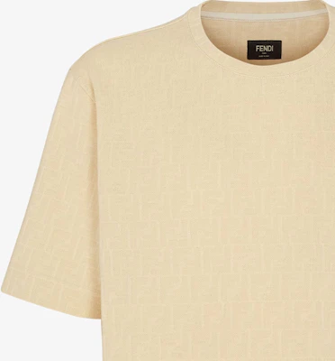 FENDI SS23 全標誌短袖圓領T恤 米色 男裝 FY0936AN1TF0PKL Details for FENDI SS23 全標誌短袖圓領T恤 米色 男裝 FY0936AN1TF0PKL