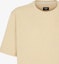Details for 펜디 SS23 올오버 로고 크루넥 반팔 티셔츠 베이지 남성용. FY0936AN1TF0PKL