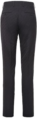 FENDI SS23 Allover Logo Jacquard Zipper Pants Black Casual Pants. FB0366AL5QF0QA1 Lookbook FENDI SS23 Allover Logo Jacquard Zipper Pants Black Casual Pants. FB0366AL5QF0QA1