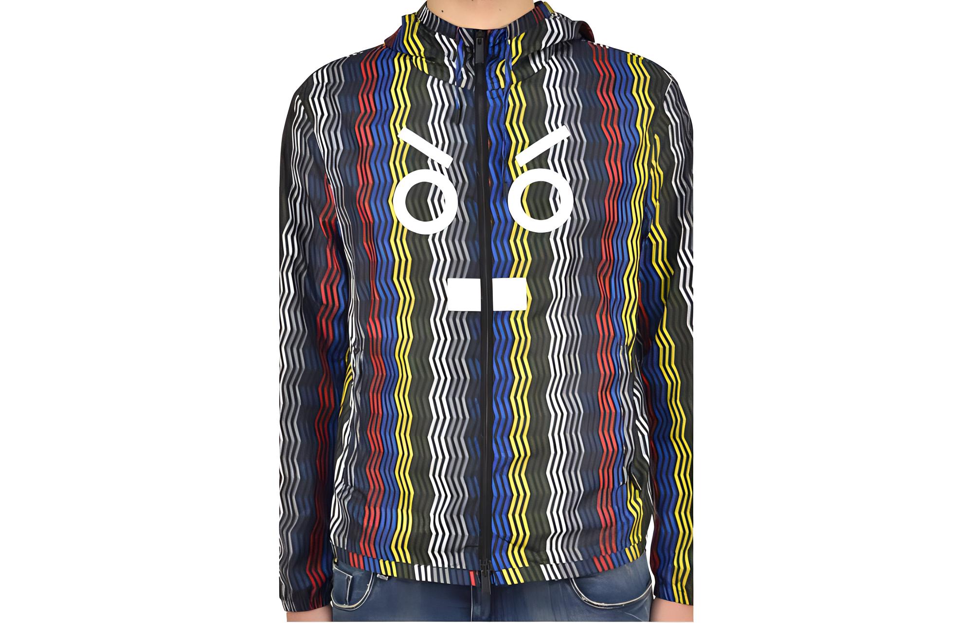 Fendi SS23 Colorful Striped Hooded Jacket Multicolor FW0832S08F0ZA0