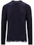 Buy FENDI SS23 Distressed Hem Crewneck Long Sleeve Sweater Navy Blue (). FZX143AN3TF094D