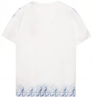 Lookbook FENDI SS23 漸層標誌短袖T恤 白色 FY0894AN21F0QR0
