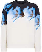 Fendi SS23 Gradient Print Colorblock Crewneck Long Sleeve Sweatshirt Men FY3938AN1YF0QR0 Fendi SS23 Gradient Print Colorblock Crewneck Long Sleeve Sweatshirt Men FY3938AN1YF0QR0