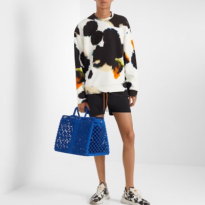 FENDI SS23 Multicolor Printed Crewneck Loose Pullover Sweatshirt . FY3938AN1KF0QB9 1