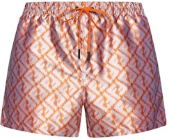 FENDI SS23 Orange Logo Pattern Drawstring Casual Shorts for Men. FXB077AN62F1KRO FENDI SS23 Orange Logo Pattern Drawstring Casual Shorts for Men. FXB077AN62F1KRO