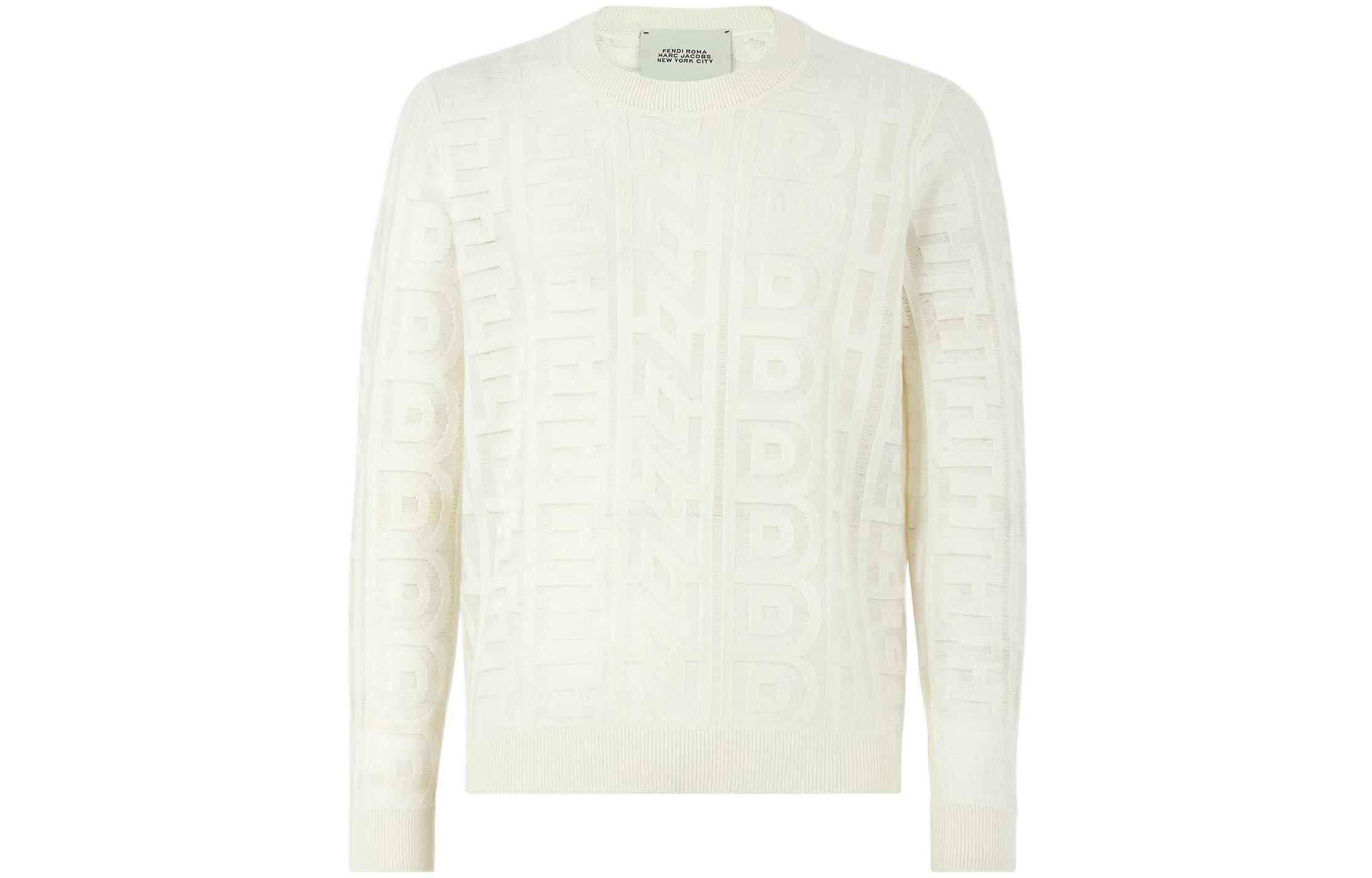 FENDI SS23 Roma Capsule Wool Logo Jacquard Knit Sweater . FZX131AMBXF1J7C 圖 2